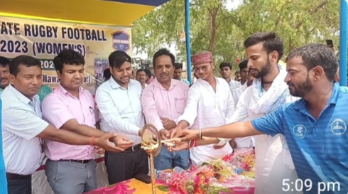 नवादा में दो दिवसीय 9 वीं बिहार राज्य सीनियर रग्बी फुटबॉल प्रतियोगिता 2023 (बालिका)