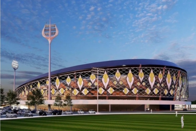 पीएम नरेन्द्र मोदी ने वाराणसी में एक अंतरराष्ट्रीय क्रिकेट स्टेडियम की आधारशिला रखी। यह देछठश का 54वां अंतरराष्ट्रीय क्रिकेट स्टेडियम होगा।